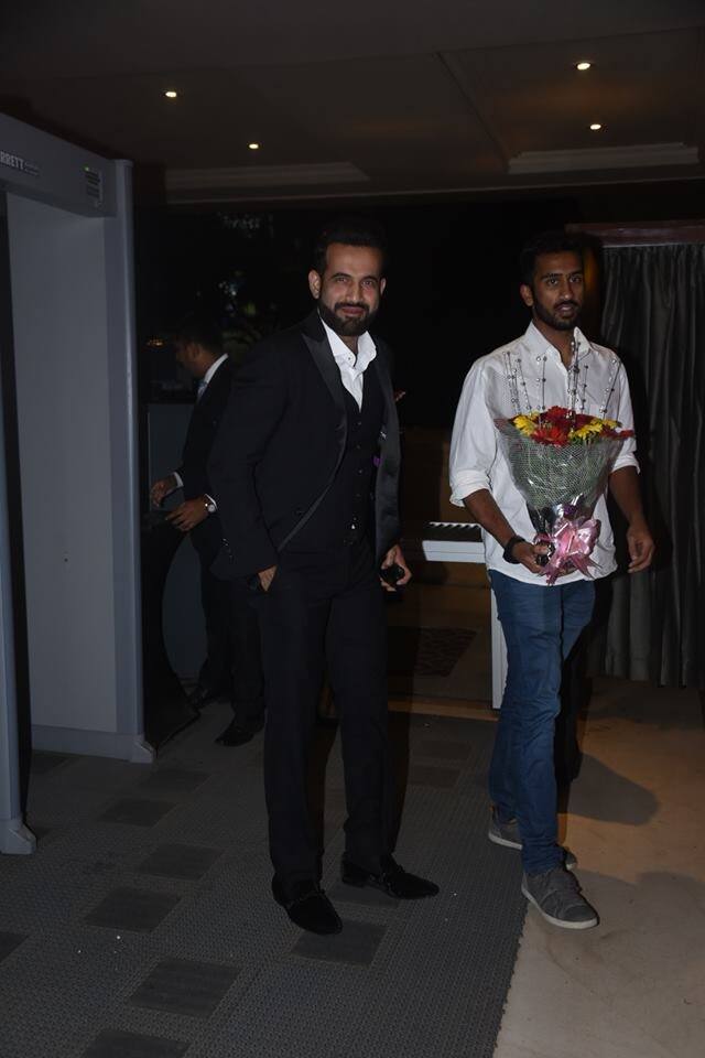 Krunal and Hardik Pandya’s Ranji teammate Irrfan Pathan looked stunning in his formal attire.