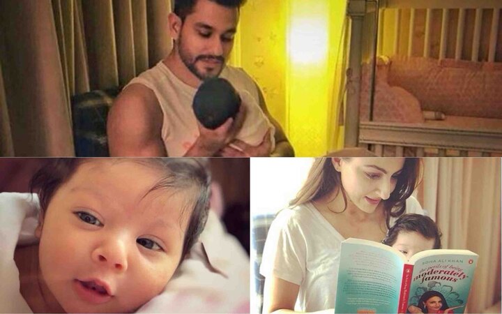 Soha Ali Khan and Kunal Khemmu: This celebrity couple of Bollywood, became mommy and daddy of a babygirl who they named Inaaya. Inaaya was born on September 29, 2017 and is clearly, as Soha calls her -“the boss of the house”. Check out these lovely pictures of the babydoll. Image:Instagram 