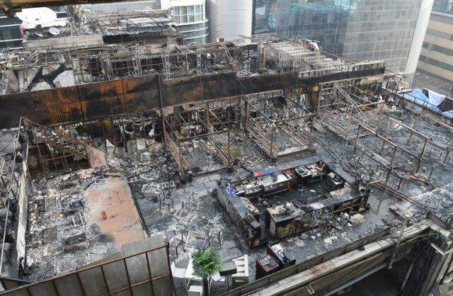 There have been allegations that civic authorities have turned a blind eye to construction irregularities and violation of fire safety norms in the compound.. Photo: PTI