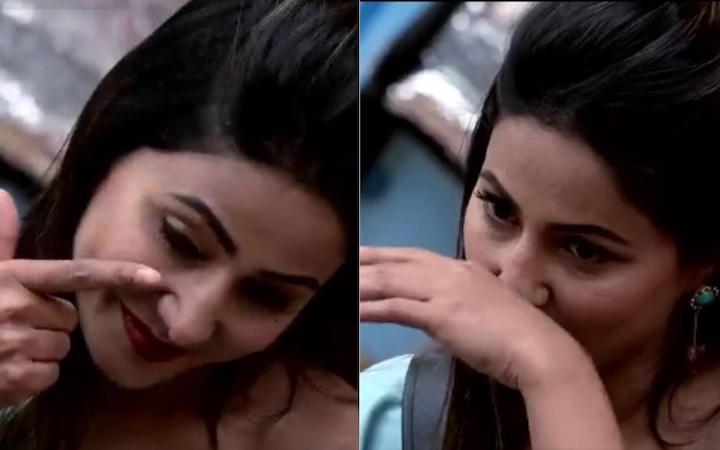 BIGG BOSS 11: OMG !  Hina Khan SHOWS OFF her skill of FAKING TEARS ! BIGG BOSS 11: OMG !  Hina Khan SHOWS OFF her skill of FAKING TEARS !