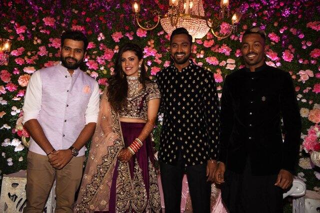 Cricketer Rohit Sharma poses for a photograph. 