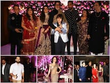 Big B, Ambanis, cricketers grace Krunal Pandya-Pankhuri Sharma\'s wedding reception
