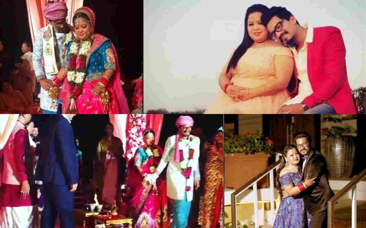 Haarsh Limbachiyaa and Bharti Singh: After the entire wait, the ace comedian Bharti Singh and beau Harsh Limbachiyaa were betrothed on December 3. The wedding was a big fat Indian wedding and they were a couple beaming with joy. Bharti looked stunning in her Pink Lehenga and Harsh looked dapper in his white kurta and Pathani salwar/ Image: Instagram