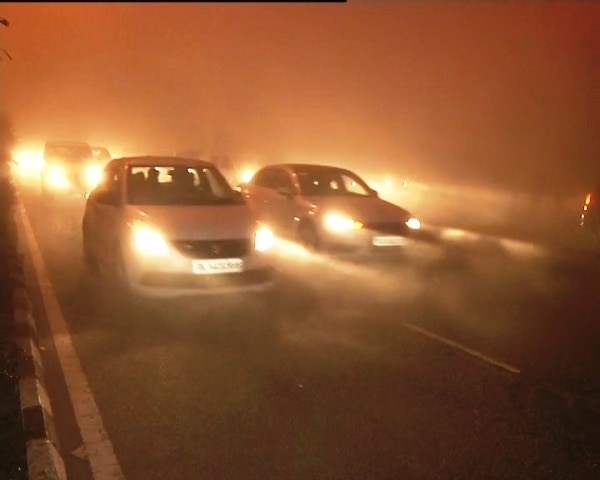 Dense fog in Delhi NCR hits flight, train services full report Delhi wakes up to season's 'worst fog', trains, flights affected; visibility less than 50 metres