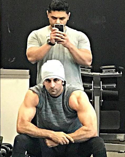 Ranbir Kapoor as Sanjay Dutt: Would Ranbir mimic the famous Dutt mannerisms? Or would he give his own interpretation to the character? That's the question which will be answered when this eagerly awaited Dutt biopic, directed by the real Sanjay Dutt's friend Rajkumar Hirani, opens on March 30. Image: Instagram