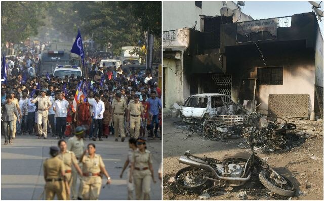 Pune violence one dead protests in Mumbai’s Chembur Koregaon Bhima violence: School buses won't run in Mumbai on Wednesday