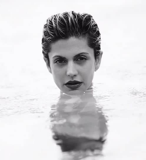 Check out this picture beautiful picture, where she is neck-deep in the pool. She definitely loves water. Image: Instagarm