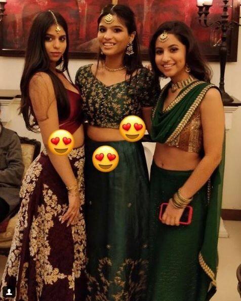 Suhana who is generally spotted in casual or chic wears, pulled off this traditional look like a pro. Dressed in this maroon embroidered lehenga, Suhana looks all set to take the world with her looks. That confidence. Image: Instagram (suhanakha2)