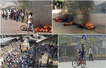 Maharashtra Bandh In Pictures: Sporadic Violence Paralyses Normal Life In State