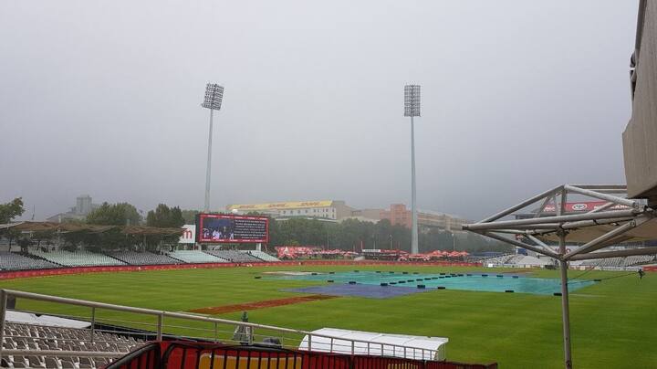 But it obviously meant there was no action on Day 3 of the opening Test match.