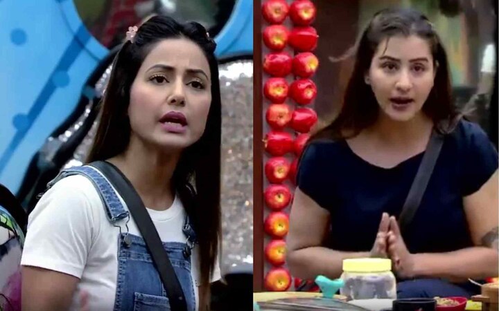 BIGG BOSS 11: Shilpa Shinde and Hina Khan fight over food again BIGG BOSS 11: Shilpa Shinde and Hina Khan  LOCK HORNS over FOOD again