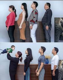 IN PICS: Chinese photographer shares weight loss journey of his family on Instagram