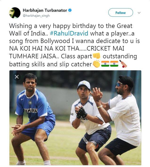 हरभजन ने उनके लिए एक गाना ही बना दिया - ना कोई है,ना कोई था..क्रिकेट में तुम्हारे जैसा...
