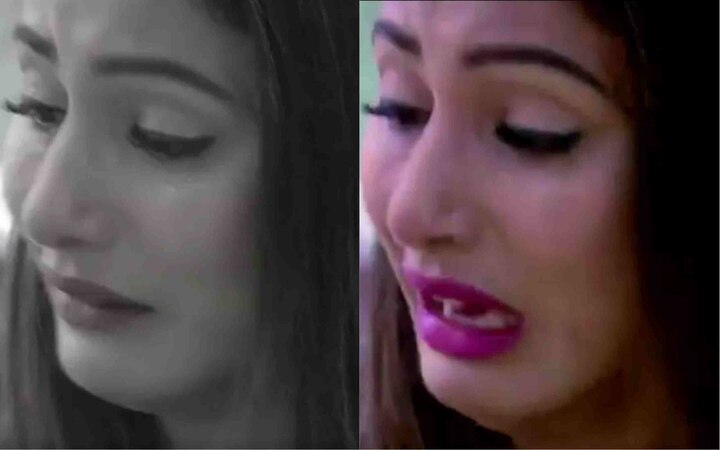 BIGG BOSS 11: A day before FINALE Hina Khan breaks down again BIGG BOSS 11: A day before FINALE Hina Khan breaks down again