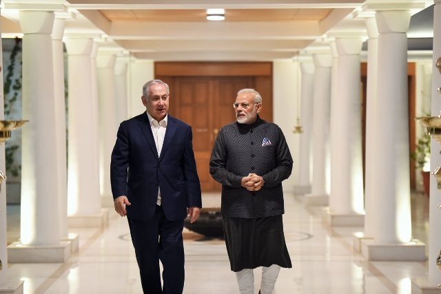 Israeli PM Benjamin Netanyahu to meet PM Narendra Modi & hold delegation level talks today Israeli PM Benjamin Netanyahu to meet PM Narendra Modi, to hold delegation level talks & sign agreements Israeli PM Benjamin Netanyahu to meet PM Narendra Modi & hold delegation level talks today