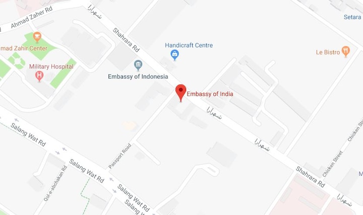 Rocket lands in Indian Embassy in Kabul, no casualties reported Rocket lands in Indian Embassy in Kabul Rocket lands in Indian Embassy in Kabul, no casualties reported