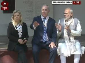 LIVE: PM Modi and Israel PM Netanyahu fly kite at Sabarmati Ashram