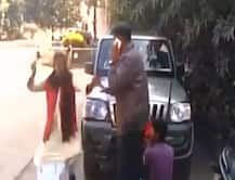 Jharkhand: BJP leader caught thrashing transport officer over removal of nameplate from car