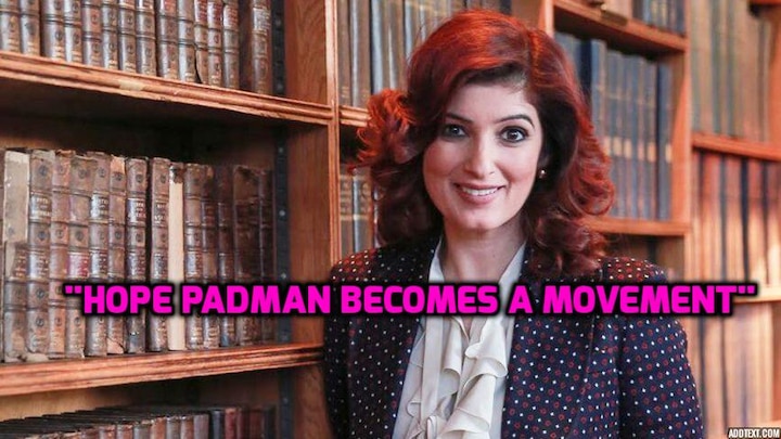 PadMan Becomes The First Indian film To Be Showcased At Oxford Union, Twinkle Speaks At The Event PadMan Becomes The First Indian Film To Be Screened At Oxford Union, Twinkle Speaks At The Event