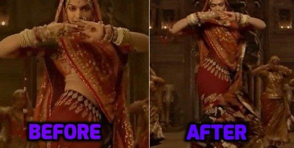 Deepika Padukone’s ‘Exposed’ Midriff Gets Covered In The New Version Of Ghoomar Song. Watch Video Deepika's 'Exposed' Midriff Gets Covered In The New Version Of Ghoomar Song. Watch Video