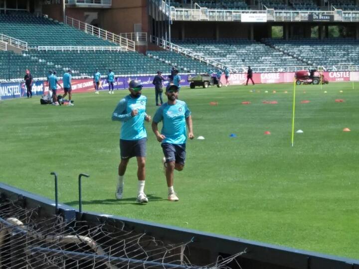 Wicketkeeper Dinesh Karthik was also seen sweating it out in the nets. Dinesh Karthik later batted in tandem with Kohli in the nets.
