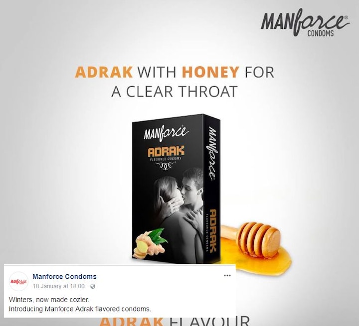 Manforce goes ‘Desi’, announces new ‘Adrak and Honey’ flavoured condoms Manforce goes 'Desi', announces new 'Adrak and Honey' flavoured condoms