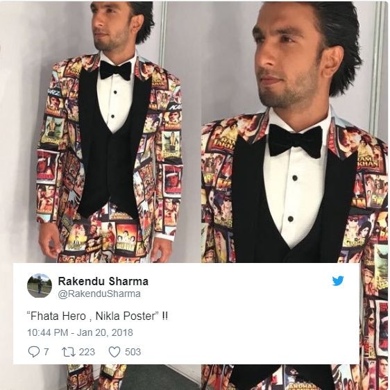Ranveer Singh Steals The Limelight With His Quirky Outfit At 63rd Filmfare Awards. Like Always! Ranveer Singh Steals The Limelight With His Quirky Outfit At 63rd Filmfare Awards