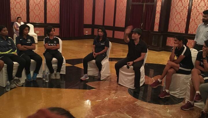 Ahead of team’s departure, batting legend Sachin Tendulkar on Monday gave a pep talk to Indian women's cricket team.