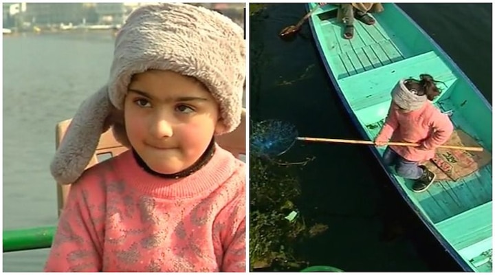 Meet five year old Jannat, who is on mission to clean Srinagar’s Dal lake Meet five year old Jannat, who is on mission to clean Srinagar's Dal lake