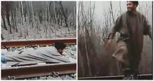 Careless Much? Kashmir Youth Lays Down Under Moving Train For A Stunt