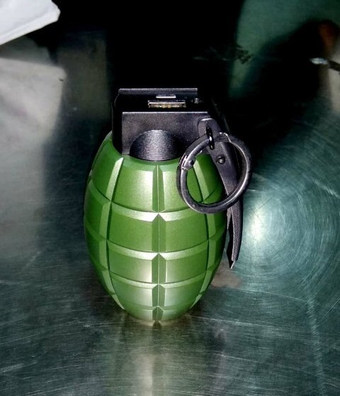 Hilarious: Passenger travelling from Delhi to Ahmedabad found with ‘hand grenade’ which later revealed to be power bank Hilarious: Passenger travelling from Delhi to Ahmedabad found with 'hand grenade' which later revealed to be 'power bank'