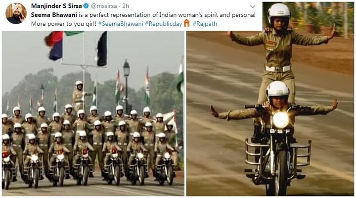 Republic Day: Women bikers team ‘Seema Bhawani’ stun viewers, Twitter hails them Republic Day 2018: Women bikers team 'Seema Bhawani' stun viewers, Twitter hails them