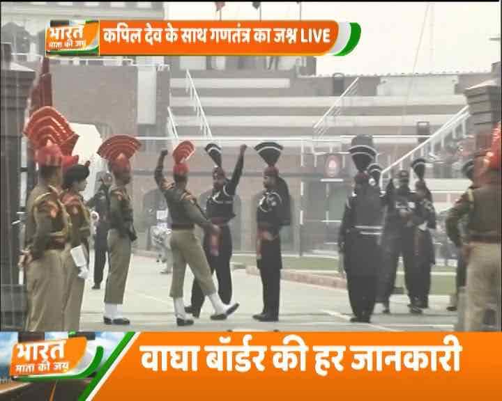 IN PICS: Beating Retreat ceremony at Attari-Wagah border as India celebrates 69th Republic Day IN PICS: Beating Retreat ceremony at Attari-Wagah border as India celebrates 69th Republic Day