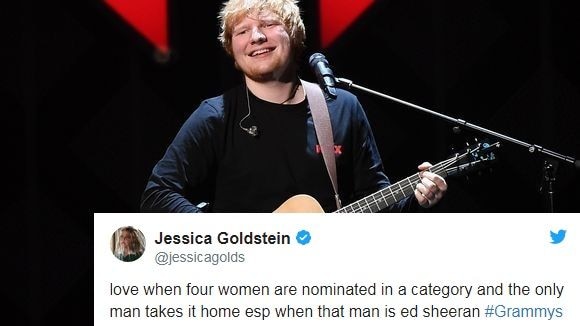 Netizens not happy after Ed Sheeran’s ‘Shape of you’ wins the Grammys Netizens not happy after Ed Sheeran's 'Shape of you' wins the Grammys