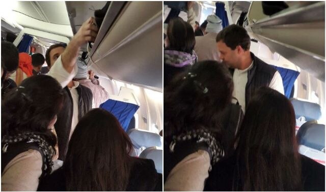 Rahul Gandhi’s helps co-passengers place luggage onboard flight; Photos go viral Rahul Gandhi helps co-passengers place luggage onboard flight; Photos go viral