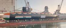 Indian Navy Launches Third Scropene Class Submarine INS Karanj In Mumbai . Know All About It