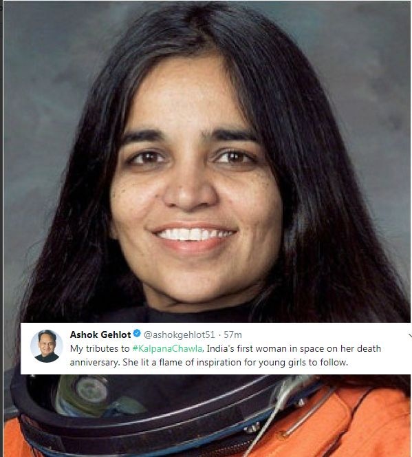 Twitter remembers Kalpana Chawla on her death anniversary, here are some facts about her Twitter remembers Kalpana Chawla on her death anniversary, here are some facts about her
