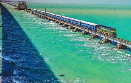 5 held for taking pictures with helicam of Pamban bridge 5 held for taking pictures with helicam of  Pamban Railway Bridge