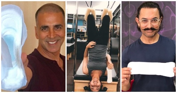 PadMan Challenge: Here Are All The Celebrities Who Posed With A Sanitary Pad Breaking Taboos! Celebrities Pose With A Sanitary Pad For PadMan Challenge, Social Media Joins In Too