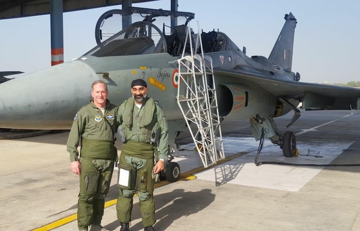 Jodhpur: US Air Force chief flies India's Tejas Jodhpur: US Air Force chief flies India's Tejas