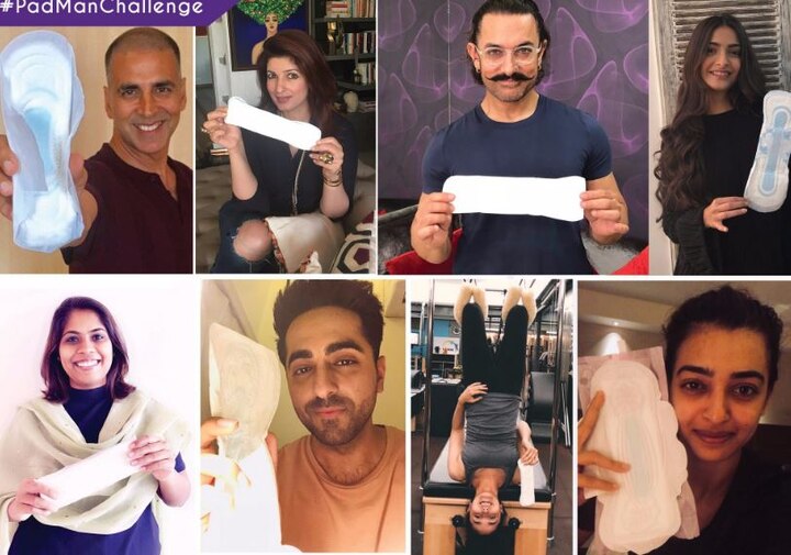 PADMAN CHALLENGE: Deepika Padukone posts video with sanitary pad after Alia Bhatt, Sonam Kapoor, Aamir Khan, Radhika Apte PADMAN CHALLENGE: Now Deepika Padukone posts video with sanitary napkin