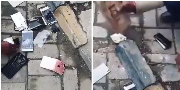 Watch Video: Mobile Phones Of Students Being Smashed In Pakistan’s Medical College Watch Video: Mobile Phones Of Students Being Smashed In Pakistan’s Medical College