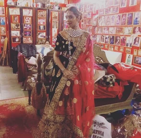The model-actress turned a bride for a photoshoot for a lifestyle magazine. PIC/arshikofficial Instagram