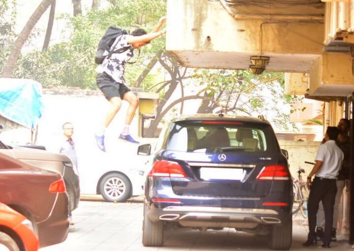 OMG! He actually makes the jump and our hearts skip a beat ! Image: Manav Manglani
