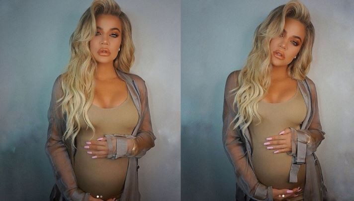 Khloé Kardashian flaunts baby bump Khloé Kardashian flaunts baby bump