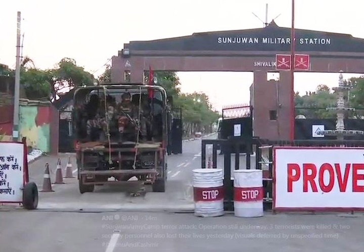 Live updates of terrorist attack on Sunjwan Army Camp in Jammu Sunjuwan army camp attack: Operation ends; 5 soldiers, 4 terrorists killed