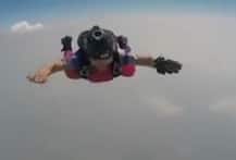 Watch video: Marathi woman sets record by skydiving in nine-yards \'Navwari\' saree