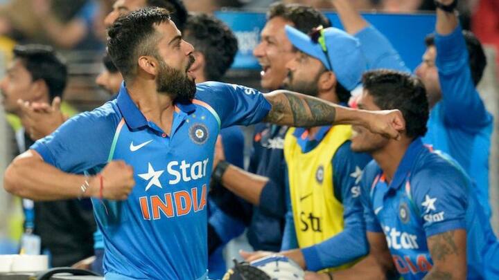 इसके साथ ही विराट ने खिलाड़ियों की तारीफ करते हुए कहा, 'खिलाड़ियों ने जिस तरह का प्रदर्शन किया है वो हमारे लिए गर्व की बात है. ऐतिहासिक जीत के पीछे पूरी टीम और मैनेजमेंट टीम का सामूहिक प्रयास है. सीरीज में 4-1 की बढ़त से हम खुश हैं.'