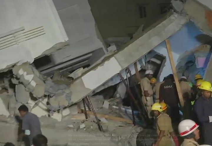 Bengaluru: Under construction building collapses leaving 3 dead Bengaluru: Under construction building collapses leaving 3 dead