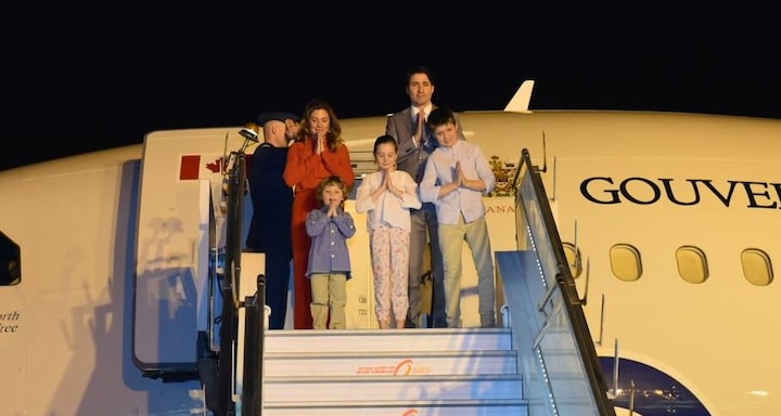 Canadian Prime Minster Justin Trudeau arrives in India Canadian Prime Minister Justin Trudeau arrives in India for a state visit
